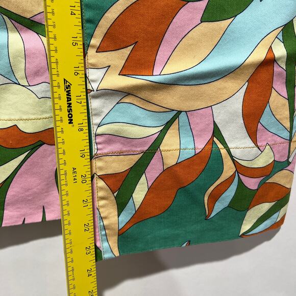 Anthropologie X Maeve Lily Gardeners Crop Denim Pants Multicolor 29 x 24 P - Picture 8 of 10